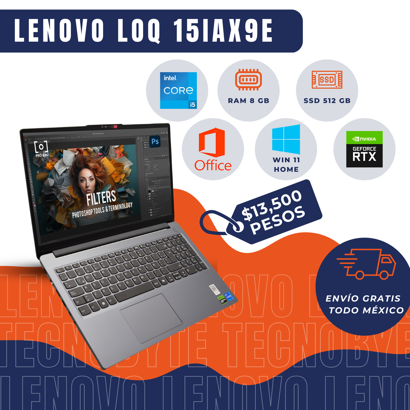 LENOVO LOQ INTEL CORE I5 (12TH) RTX 3050 6 GB